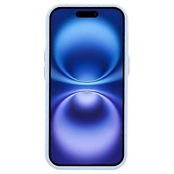 Kompatibel med iPhone 16-deksel Glitterdesign IMD TPU + PC Telefonbakdeksel Blå