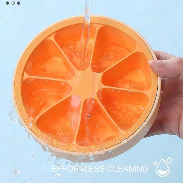 Let at frigive orangeformet isterningbakke A