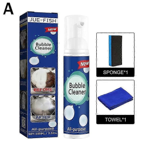 Universal skumspray - 2-pak boblerenser til effektiv rengøring (A 1 sæt) A