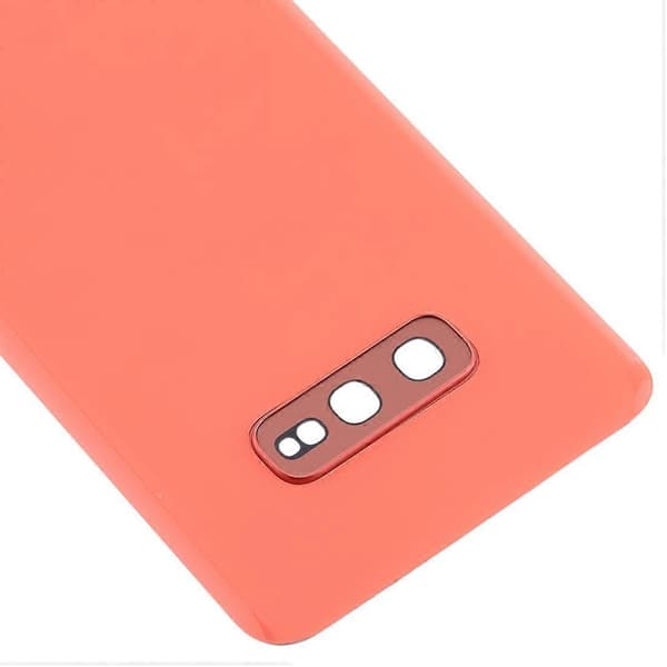 Batterideksel med kameralinse til Samsung Galaxy S10e (rosa)