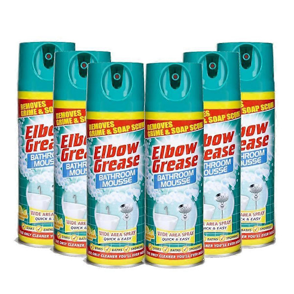 Elbow Grease Badrumsmousse Citronfräsch 400ml (6-pack) A