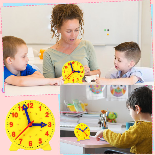 Lærende ur til børn, demonstration Undervisning af ur