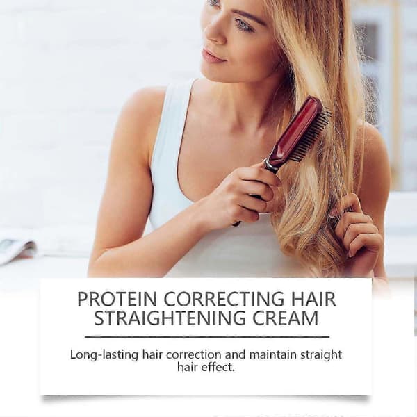 Eelhoe Protein Hårplattång Återfuktande Närande Mjukt Hår Torrt Hårvård Ljusgörande Hårprotein Hårplattång A