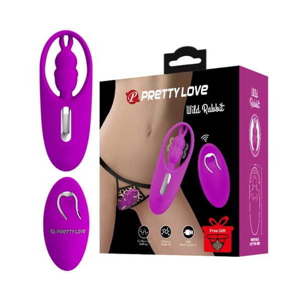 PRETTY LOVE Dancing Butterfly Stimulator. Baile kvinners stringhoppetau egg 22071ZW