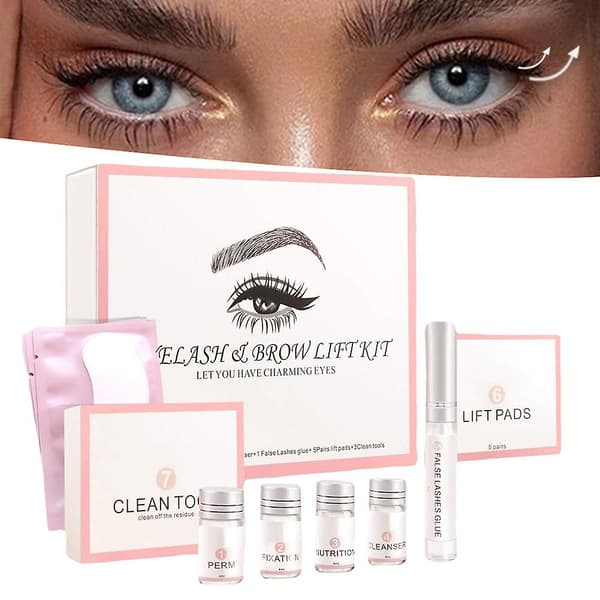 Professionelt Instant Brow Lift Perm Kit til permanentning og bukning af vipper Style 1