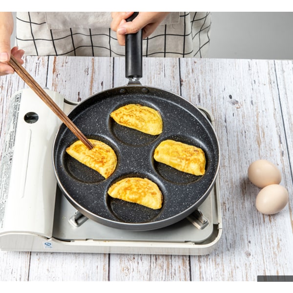 Firkant stekepanne for egg, Maifan stein non-stick panne, multifunksjonell