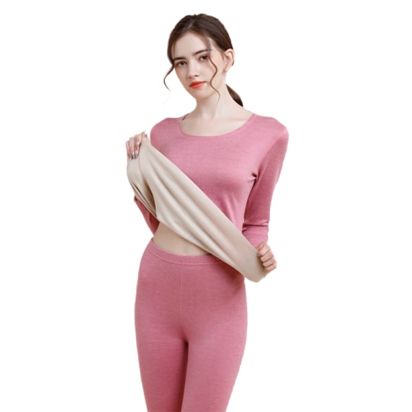 Naisten thermal - Hengittävät ja lämpimät Naisten hiihtoalusvaatteet Toimivat alusvaatteet , joissa sisäfleece kotiin ja urheiluun syksyllä