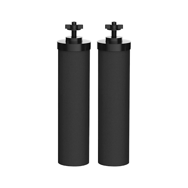 Autentiska Black Berkey-element, gravitationsmatade vattenfiltersystem, kompatibla med Berkey filterfat, avlägsnar små partiklar och föroreningar,