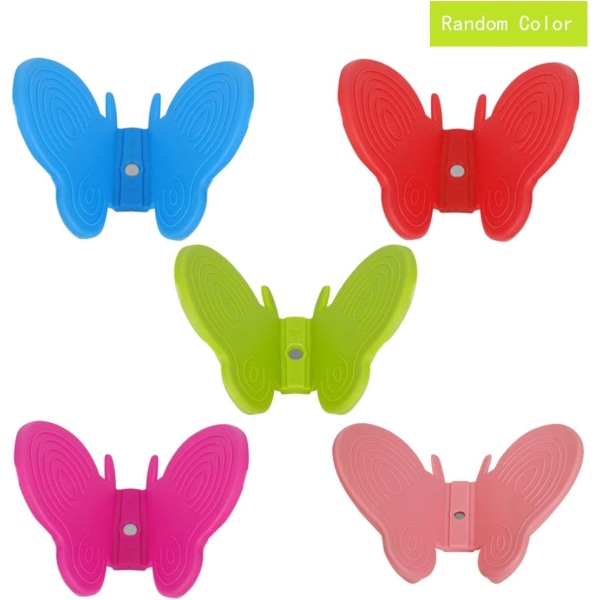 Carpenter Butterfly-Shaped Silicone Anti-Scald Device, 8 Pcs