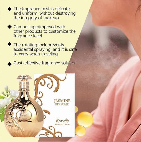 Dameparfyme Jasmin Parfyme Spray Dame Duft (2 stk)