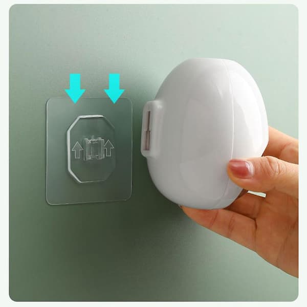 Automatisk tandkrämspressare väggmonterad tandkrämsdispenser A
