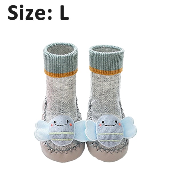 Kids Toddlers Sole Non-Skid Indoor Floor Slipper Baby Boy Girls