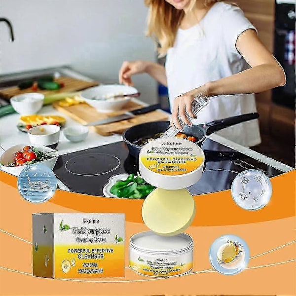 Power Paste, Scrub Mommy Applikator, Giftfri, Multifunksjonell rengjøringskrem A