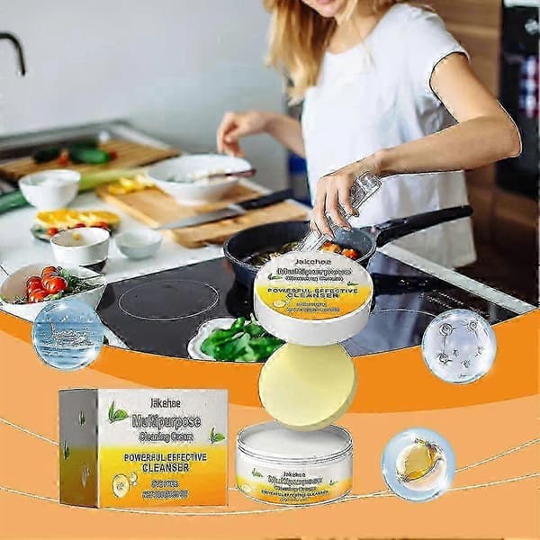 Power Paste, Scrub Mommy Applikator, Ikke-giftig, Multifunktionel rengøringscreme A