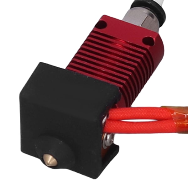 3D-skrivar Extruderhuvud Hotend för CR10 DIY Silikonöverdrag Aluminiumvärmeblock 12V