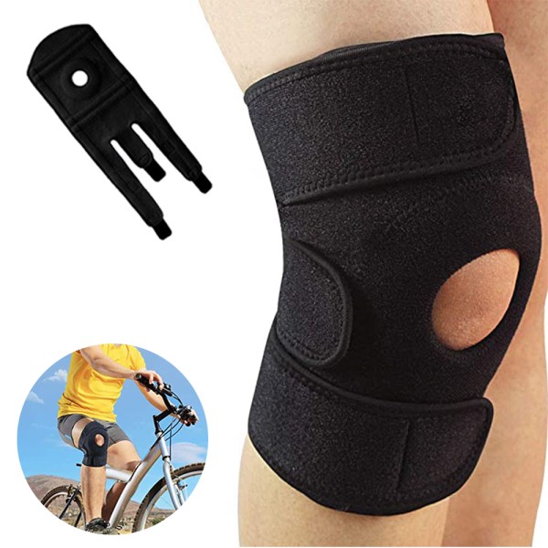 Knäskydd Öppen Patella Stabilisator Neopren Knästöd för