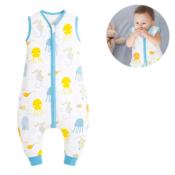 Summer thin baby one-piece pajamas