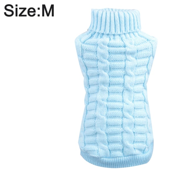 3D high elastic solid color dog sweater winter dog clothing pet