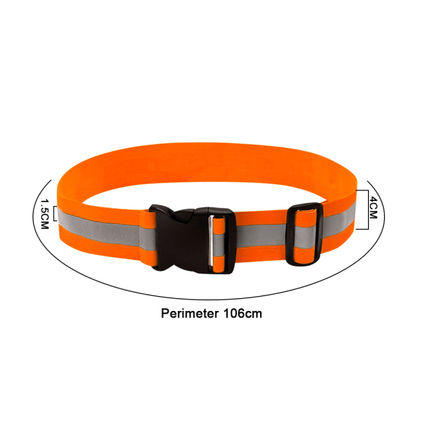 Reflective Belt, Outdoor Cycling Sports Reflective Adjustable