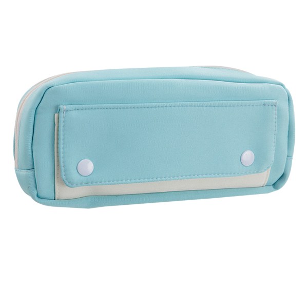 Case med stor kapacitet, pennfodral, pennpåse, penna Light blue