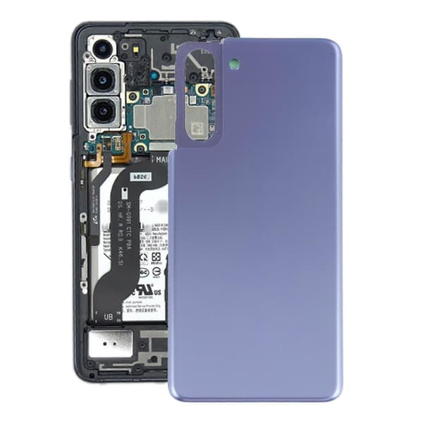 För Samsung Galaxy S21 Batteribaksida Lila