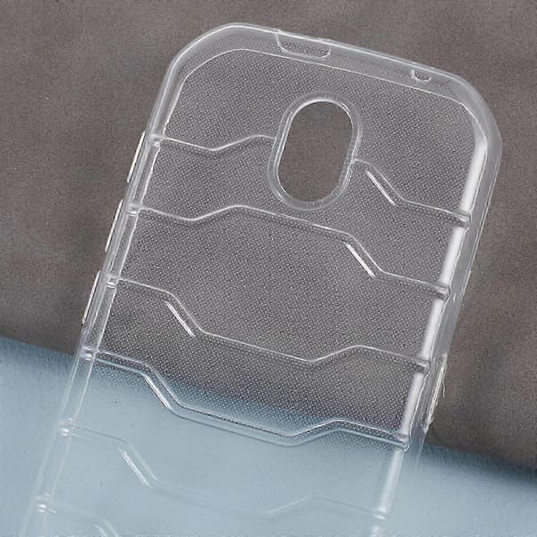 Heltäckande skyddsfodral för CAT S42 – Smalt TPU-skal (Transparent)