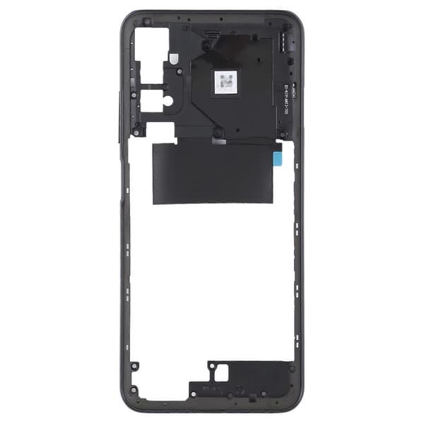 KOMPATIBEL Mellanramramplatta för Xiaomi Redmi Note 10 5G / Redmi Note 10T 5G M2103K19G, M2103K19CSvart