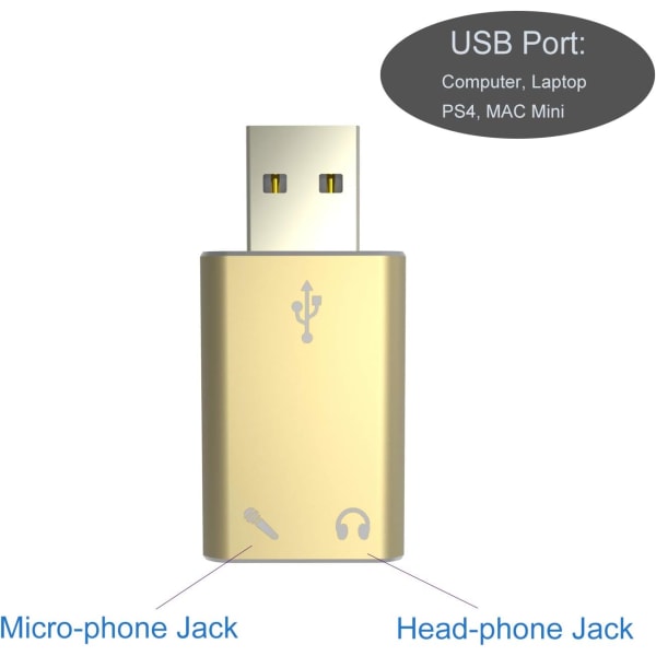 USB äänisovitin Ulkoinen äänikorttisovitin