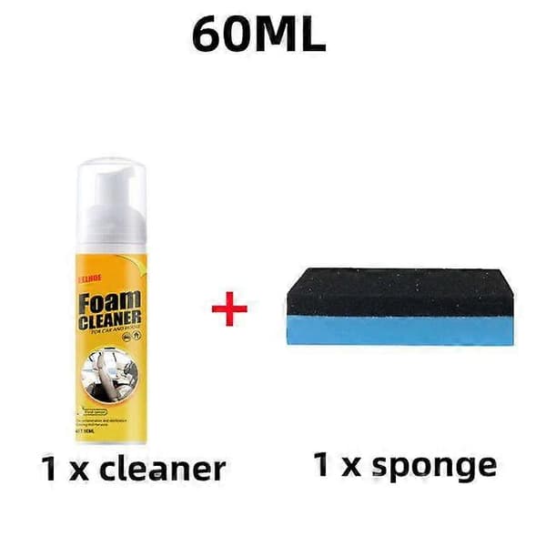 Køkkenfedtrens Multipurpose Skumrens All-purpose Rengøringsmiddel Emhætte Rustfjerner Spray Multifunktionel Rengøring (60ML sæt) A