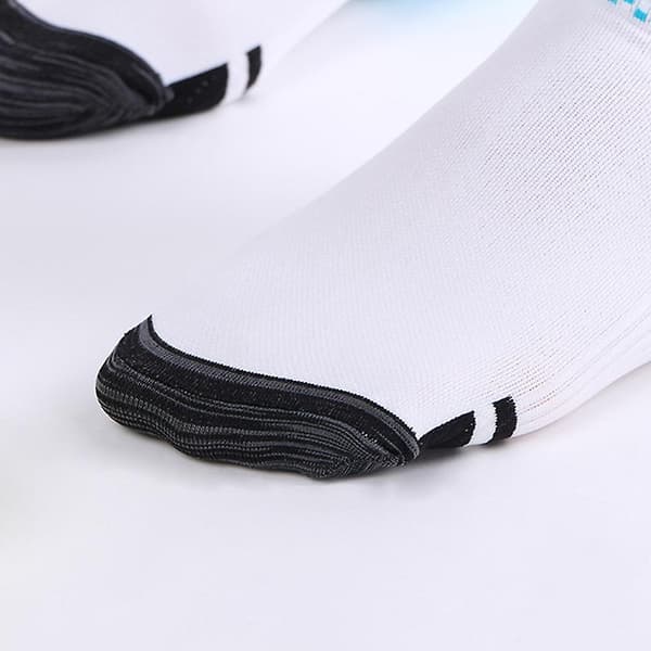 Elastiske sportsstrømper Pustende sklisikre kompresjonsstrømper Unisex lave strømper for utendørs løping yoga A