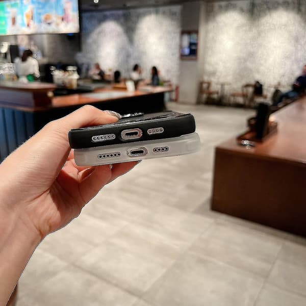 Unik triangulär spegeldesign för Iphone 13 Pro Max - Högkvalitativ, reptålig, halkfri, D A