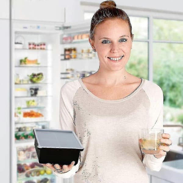 Ekstra store isbitformer i silikon, whiskyis holder sommerdrikker kalde - frys mat A