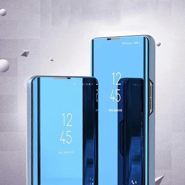 iPhone 16 Pro Max -kotelo, jossa ikkuna ja jalusta, nahkainen läppäsuojus