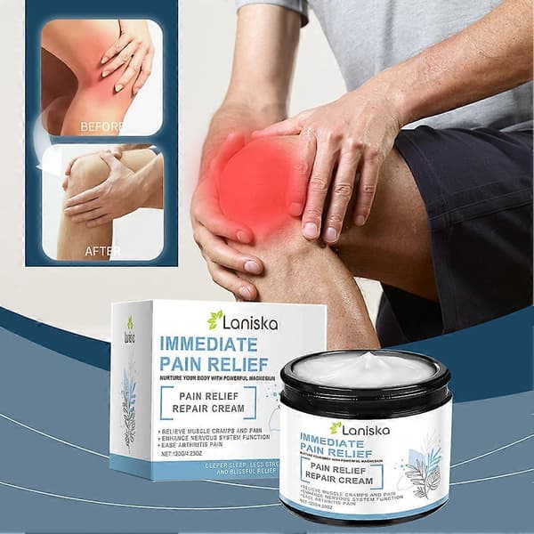 Magnesium-smärtlindrande kräm Lindra smärta Lindra stelhet Massagekräm för kvinnor och män A