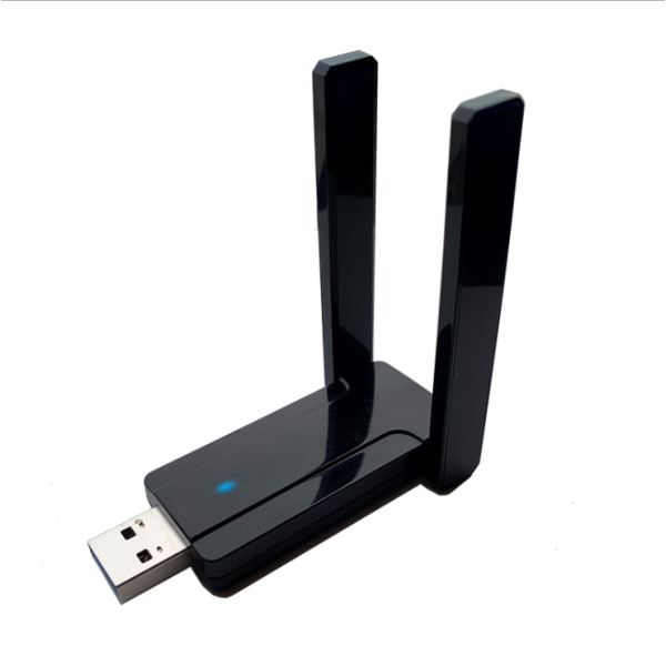1300 Mbps trådløs USB WiFi-adapter for PC - 2,4GHz/5GHz Dual Band Adapter for skrivebord kompatibel med Windows XP/Vista/7/8/10 operativsystem