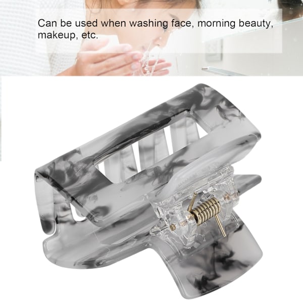 Hårklämmor i Akryl, Enkla Eleganta Mode Hårklämmor Stylingverktyg Tillbehör för Kvinnor Flickor Svart