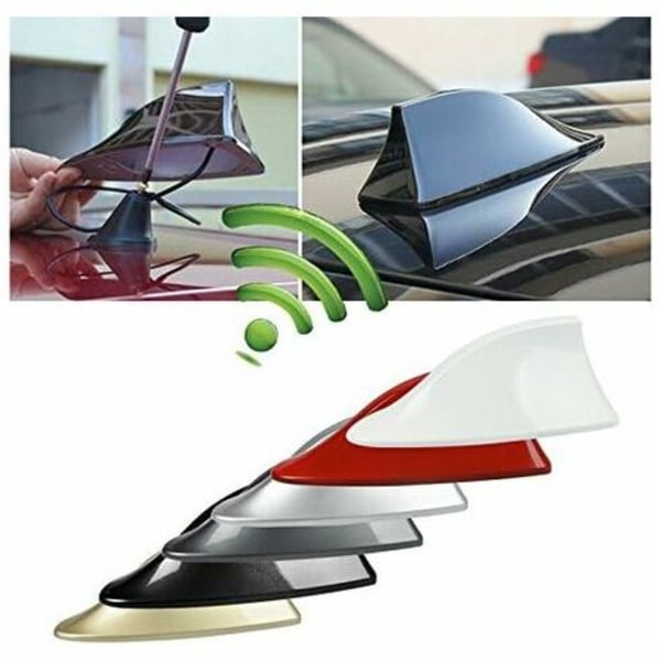 Universal Car Roof Shark Antenna (Black)