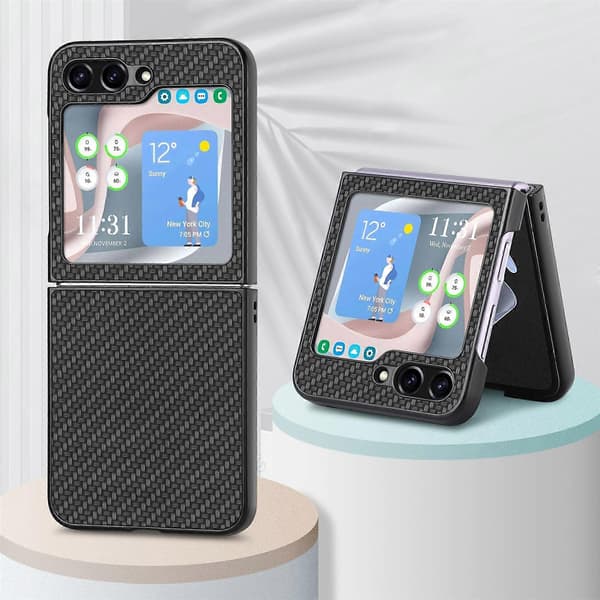 Kolfiber vikbart telefonfodral för Samsung Galaxy Z Flip5