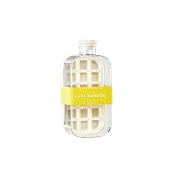 2-i-1 Ismaskin Isbitbrett Flaske Berøringsfritt Silikon Isbitbrett 800ml Hvit A