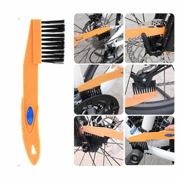 Sykkelrengjøringsverktøysett 7 Stück Fahrrad Clean Brush Kit für Fahrr
