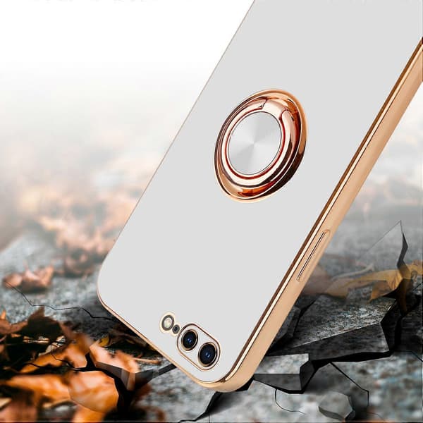 iPhone 7 PLUS / 7S PLUS / 8 PLUS Deksel TPU Beskyttelsesdeksel - med Kamerabeskyttelse og Ring A