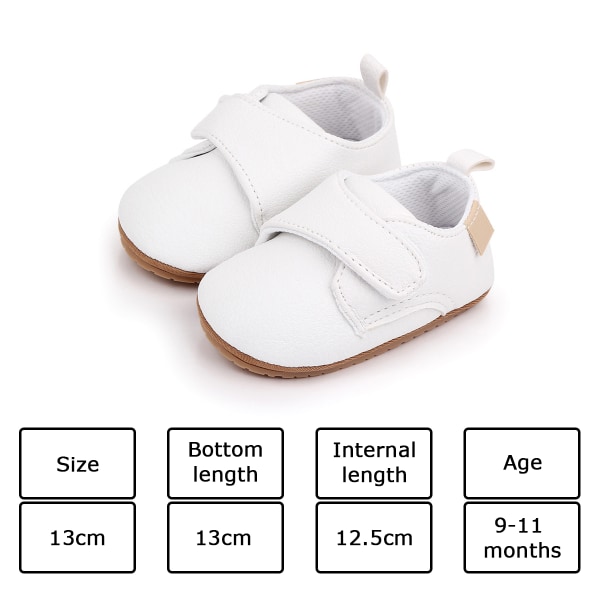 Baby Gutter Jenter Sneaker Småbarn Slip On Anti-skli Newborn First Walkers Godterisko i 0-18 måneder