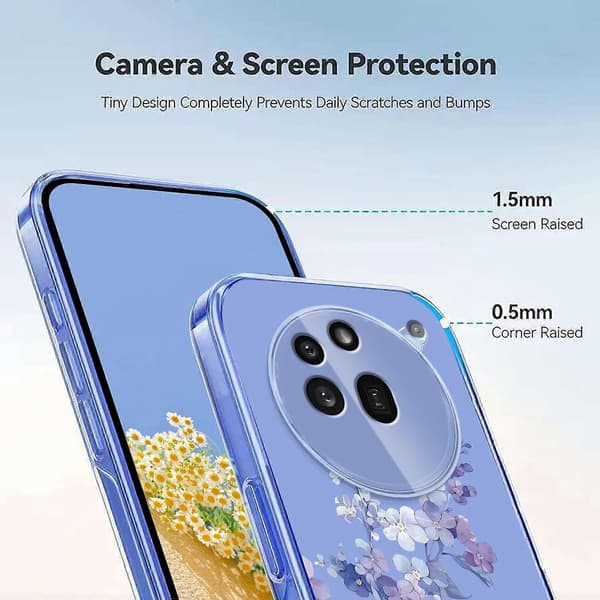 Blomstermønster Malet TPU Telefoncover til Nothing Phone 3a Pro