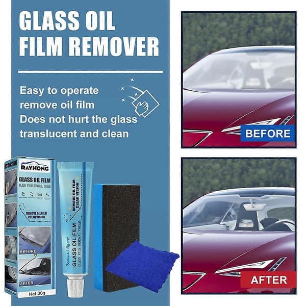 Bilglas Oliefilm Rensecreme Fjerner Forrude Vandpletfjerner