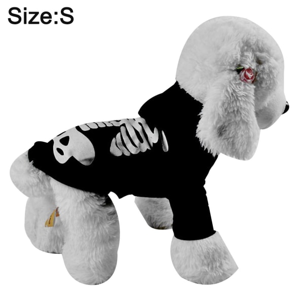 Solid Glow Skull Dog -asu Lemmikkien karnevaalimekko
