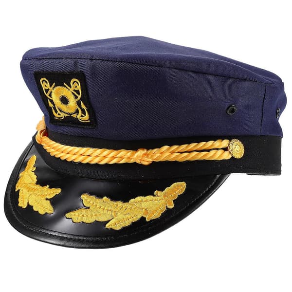 Hattu Halloween-koriste aikuisille, laivastonsininen polyesteri, 1 kpl A