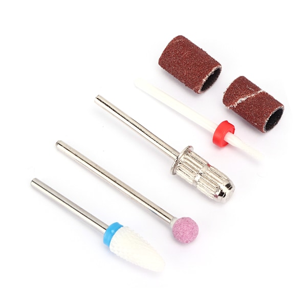 Tungsten Stål Negleboremaskine Bit Sæt Negle Slibning Hoved Polering Værktøjer Manicure Tilbehør FD-1