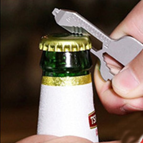 Monitoiminen avain ulkokäyttöön kannettava ruuvimeisseli pullonavaaja
