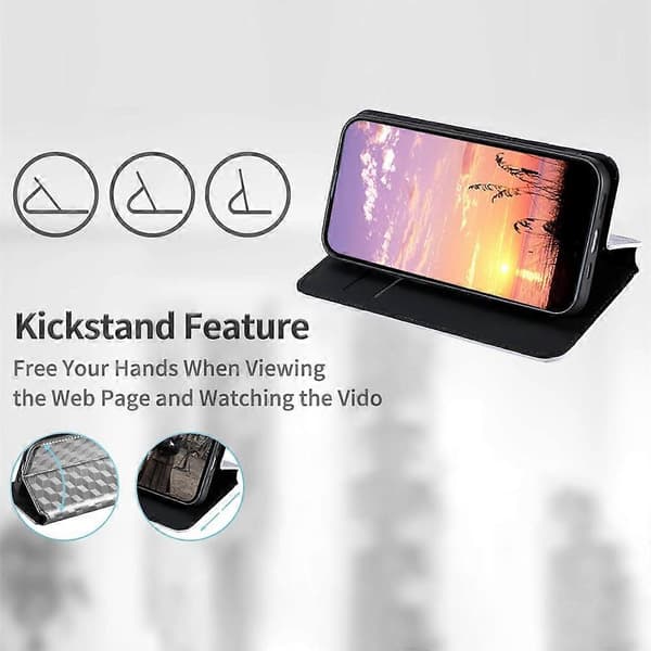 Cubic Grid Texture Flip Leather Phone Case (sølv, for Sharp Aquos R8 Pro / Leica Leitz Phone 3)