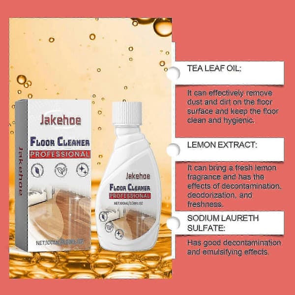 Multi-Purpose Gulvrens - Teebladsolie & Malurtekstrakt, Lugtfjernende & Lysnende, 100 ml A